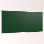 Langwandtafel, Stahlfläche grün, 120x250 cm HxB 